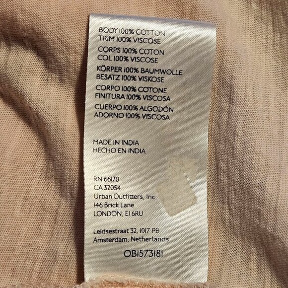 Anthropologie Ruffle Tank Top Blush Pink Small Cottagecore, Feminine, Soft Girl - Picture 5 of 6